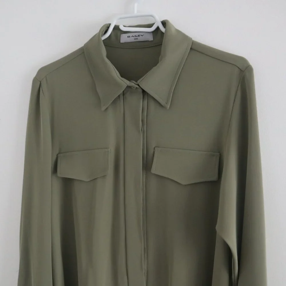 Brian Bailey Shirt Dress with Self Belt - Picture 4 of 11